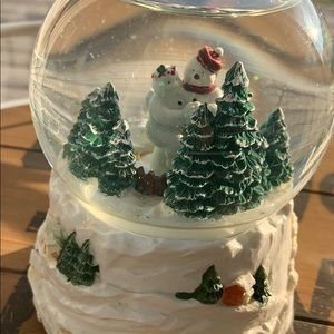 VNTG Musical Water Globe - Snowman n Wife